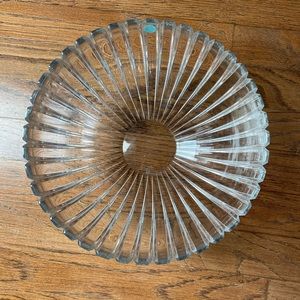 Tiffany and Co. signed (JR) Josef Riedel 91/2 inch diameter crystal bowl.